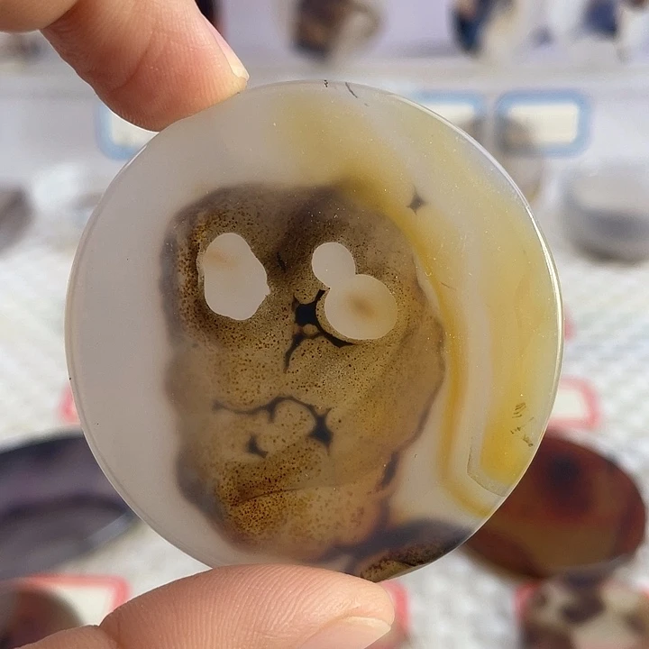 玛瑙/玉髓合金颈饰