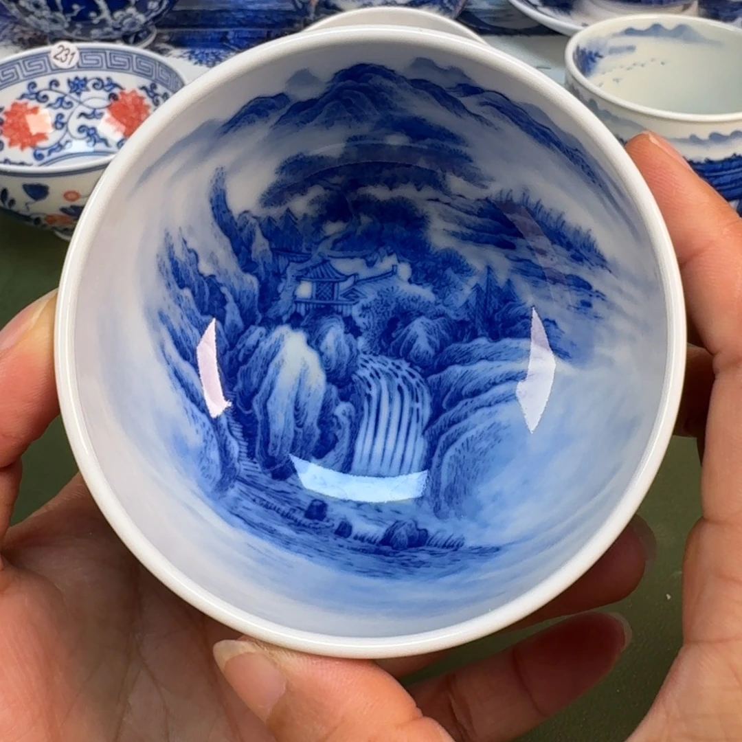 景德镇纯手绘茶具圆圆235