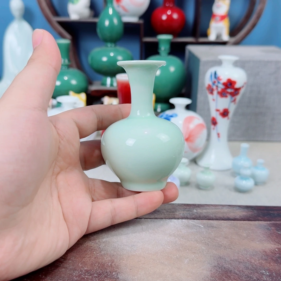陶瓷手工小花器摆件