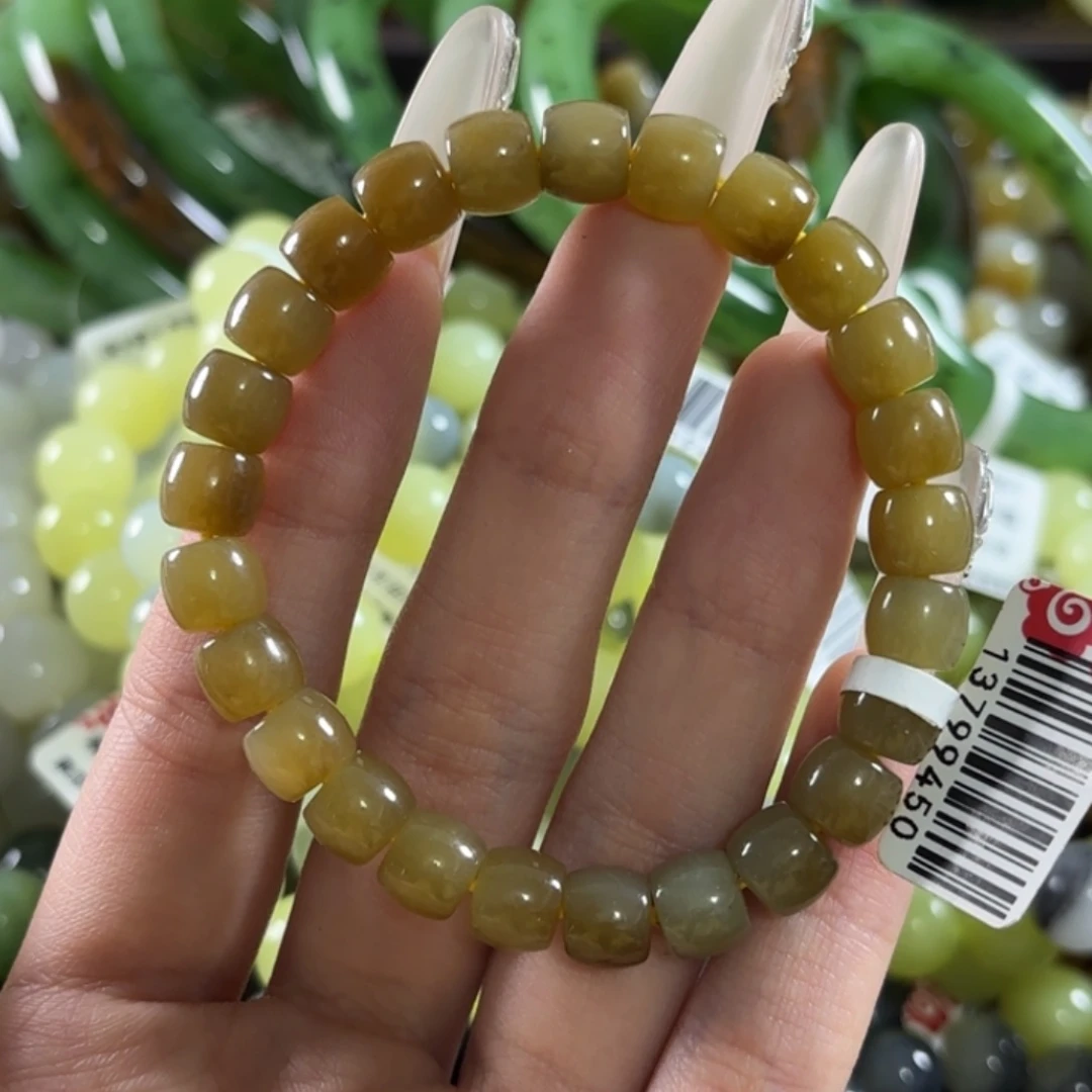 和田玉未镶嵌手链194