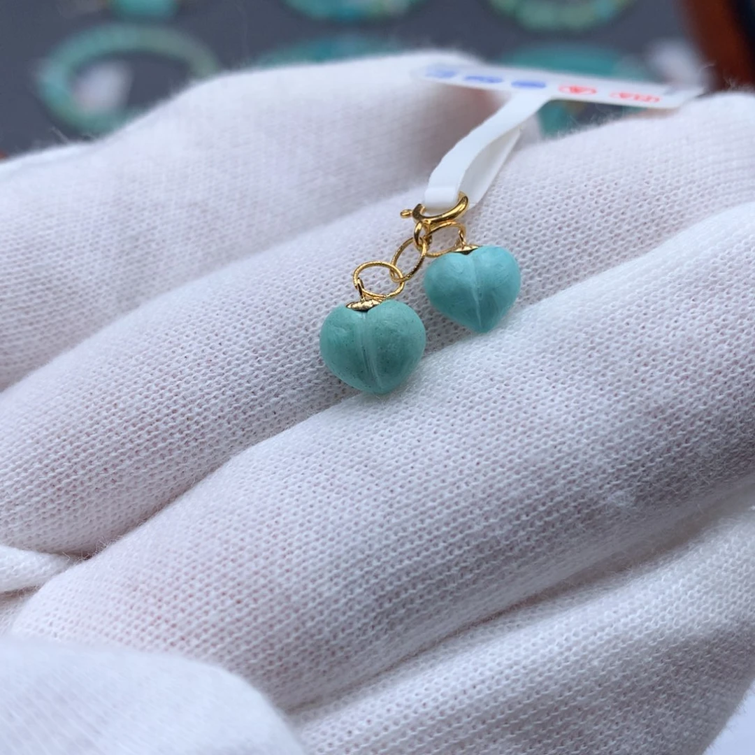 绿松石18K金镶嵌绿松石