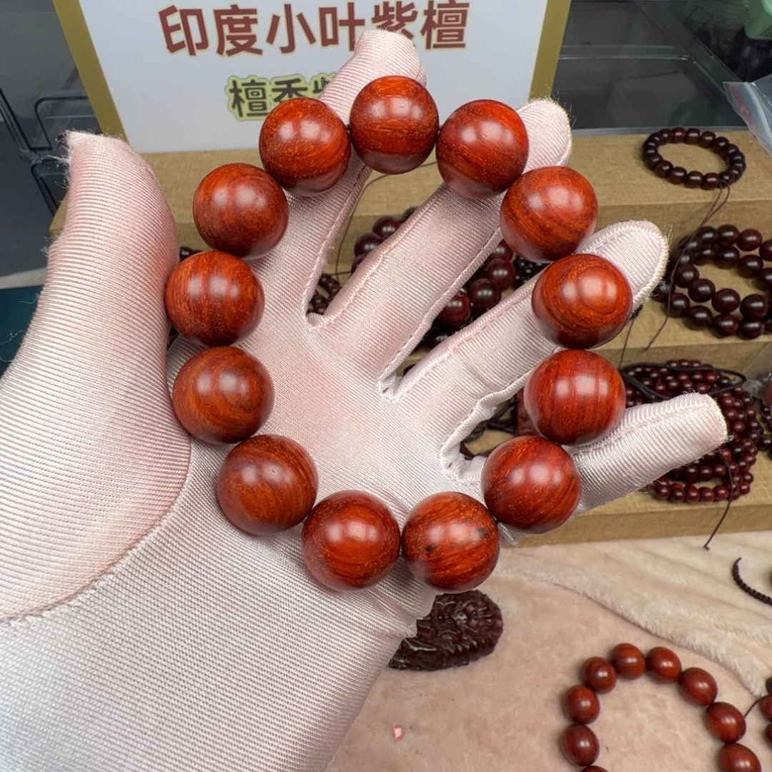 小叶紫檀手串/手链18无胶无蜡