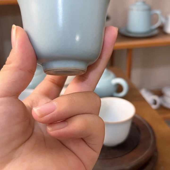 天青汝瓷杯壶瓶盘