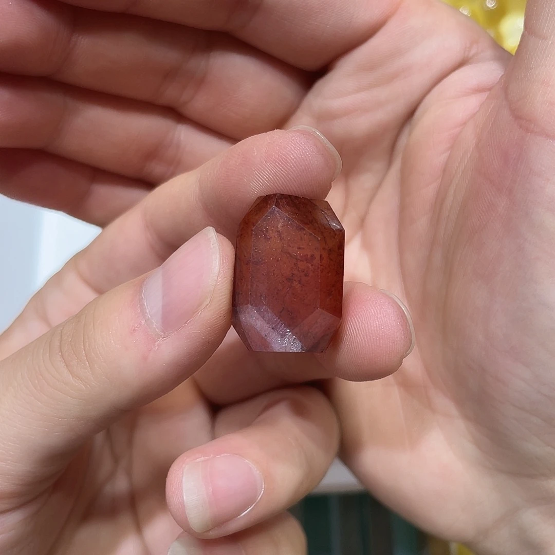 水晶珠宝半成品未镶嵌星****酒打孔，不退不换