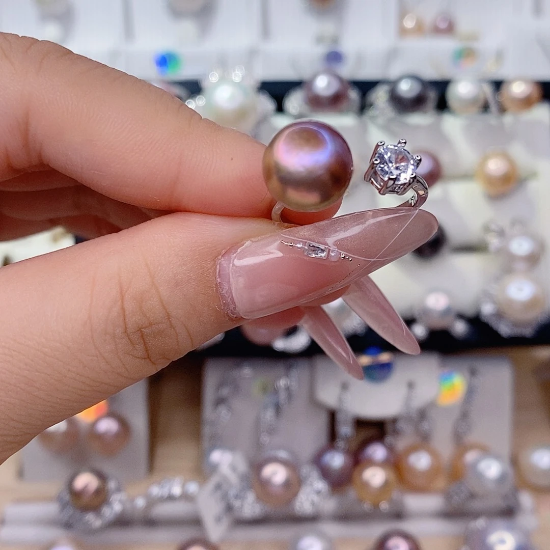 淡水珍珠未镶嵌戒指