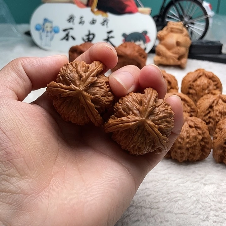 文玩核桃把件s***H三棱