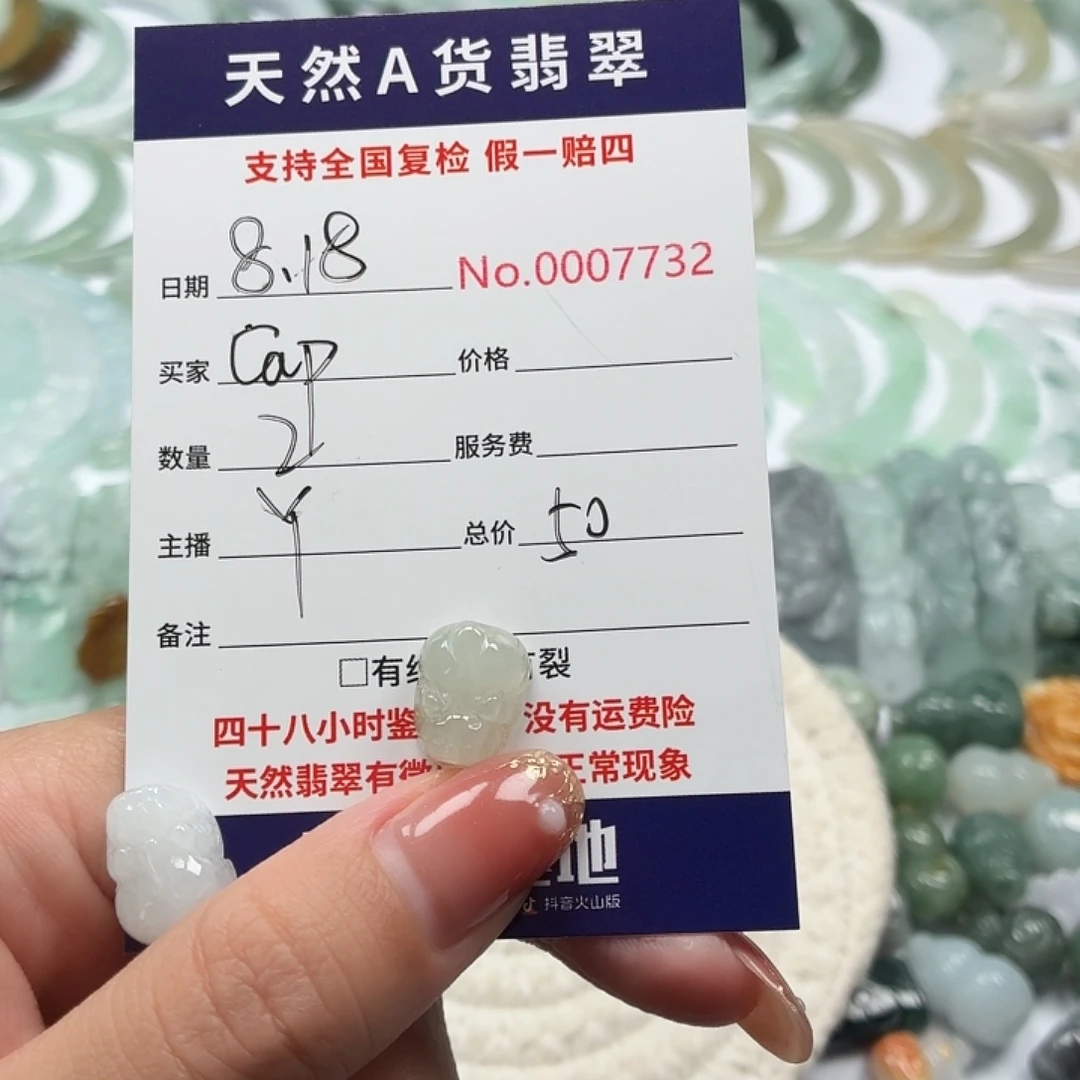 C***n翡翠未镶嵌颈饰111111