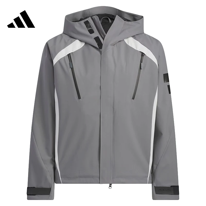 adidas阿迪达斯男子FUSTL P JKT梭织连帽双旦礼外套KA2430