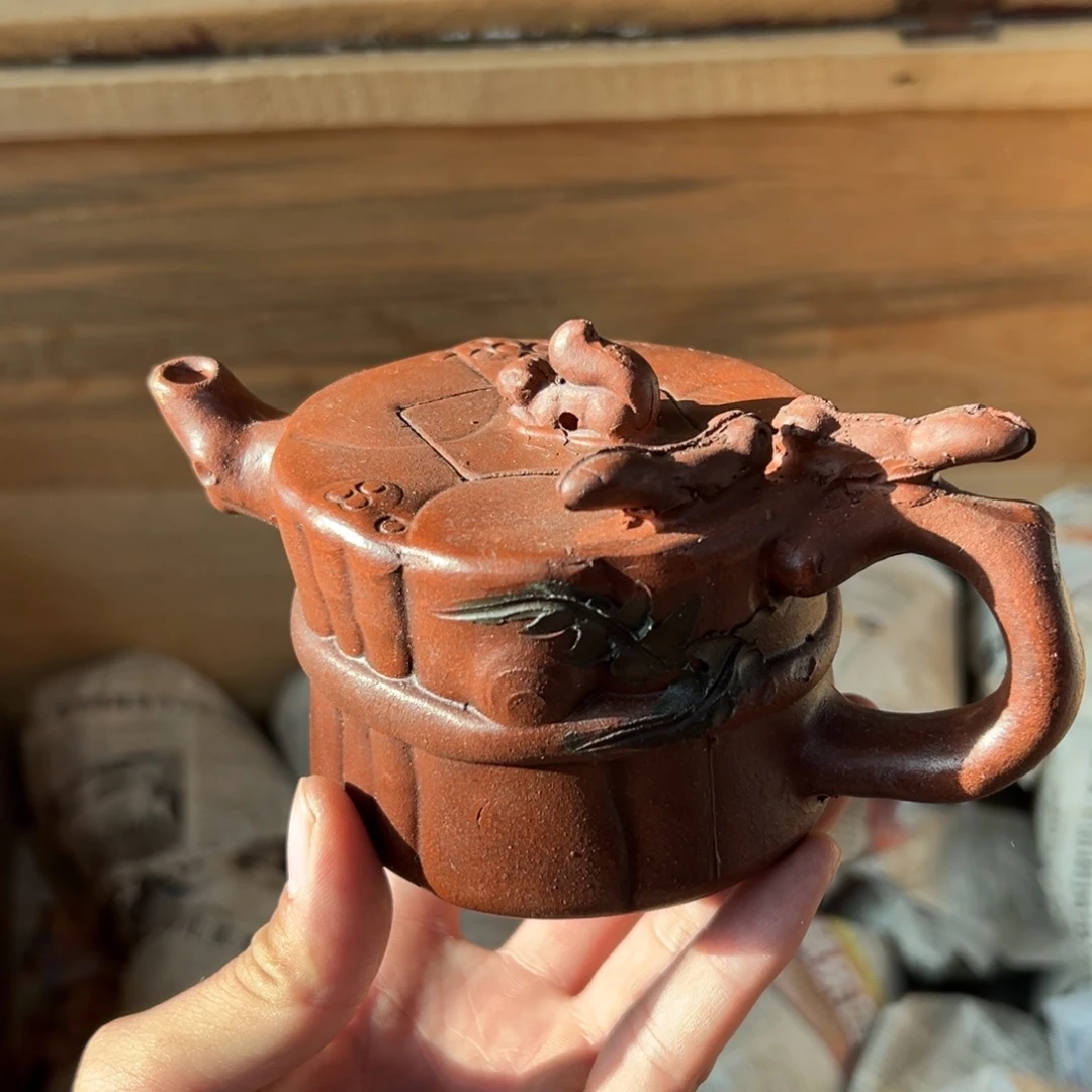 茶壶紫砂老厂紫砂壶一件！