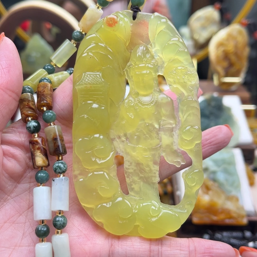 未镶嵌岫玉挂件挂件