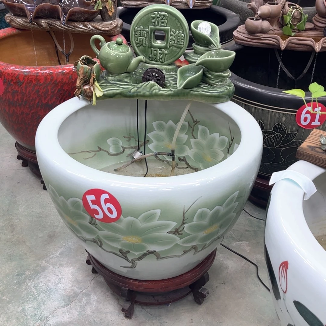 直径41厘米一套流水绿转运