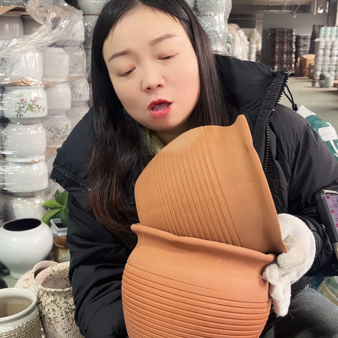 正品两个高18/20红陶