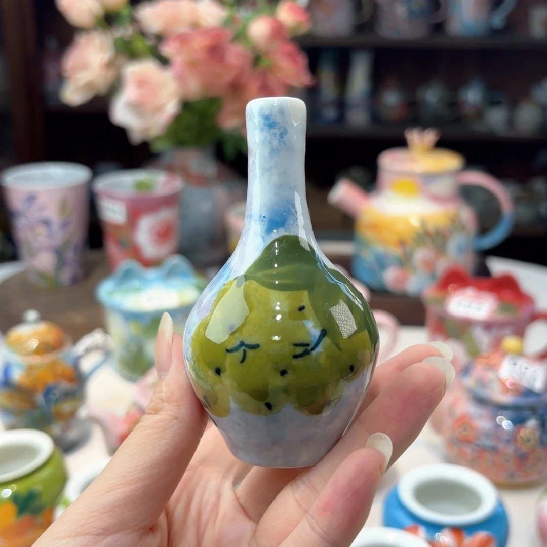 景德镇手绘高温釉下彩陶瓷茶具