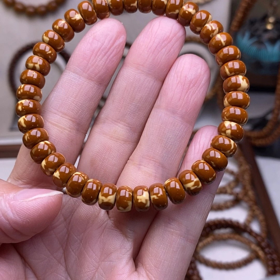 手串紫金鼠往**烟精工鼠尖纯肉黄金甲火焰纹85精品