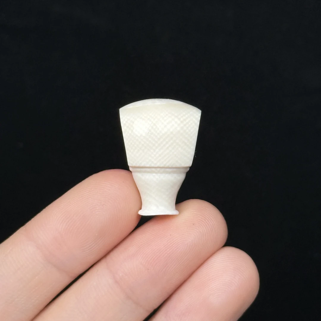 D73-39天然猛犸牙 藏古三通 约15x22mm支持复检假一罚十
