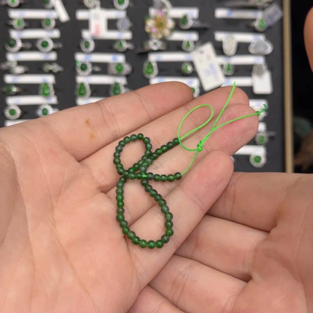 翡翠戒指未镶嵌翡翠手链