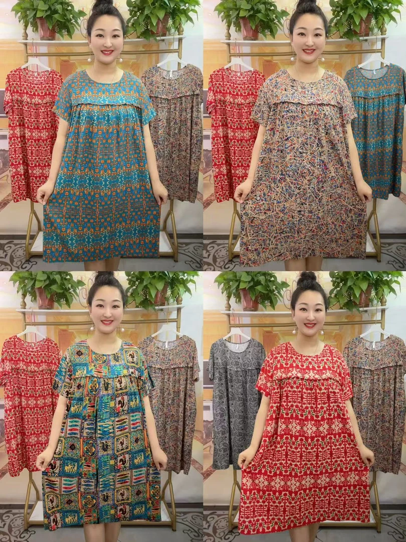 洋气宽松显瘦带兜美裙31