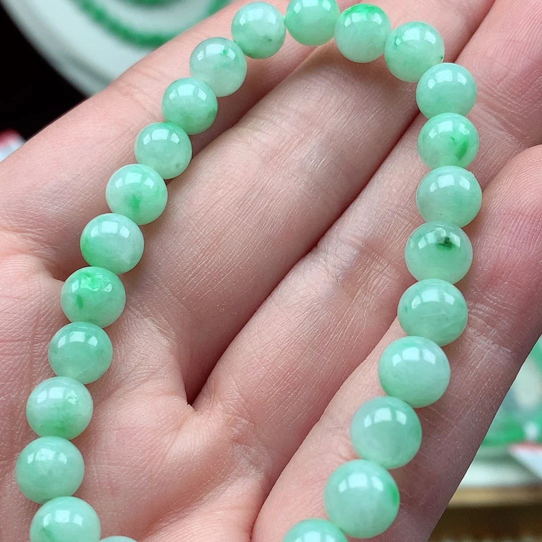 翡翠未镶嵌毛衣链