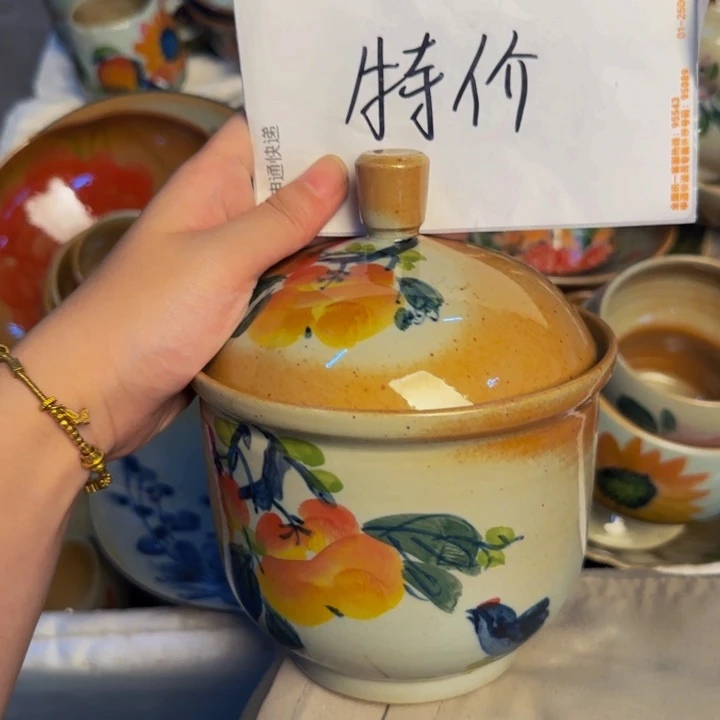 瓷片景德镇陶瓷手工手绘