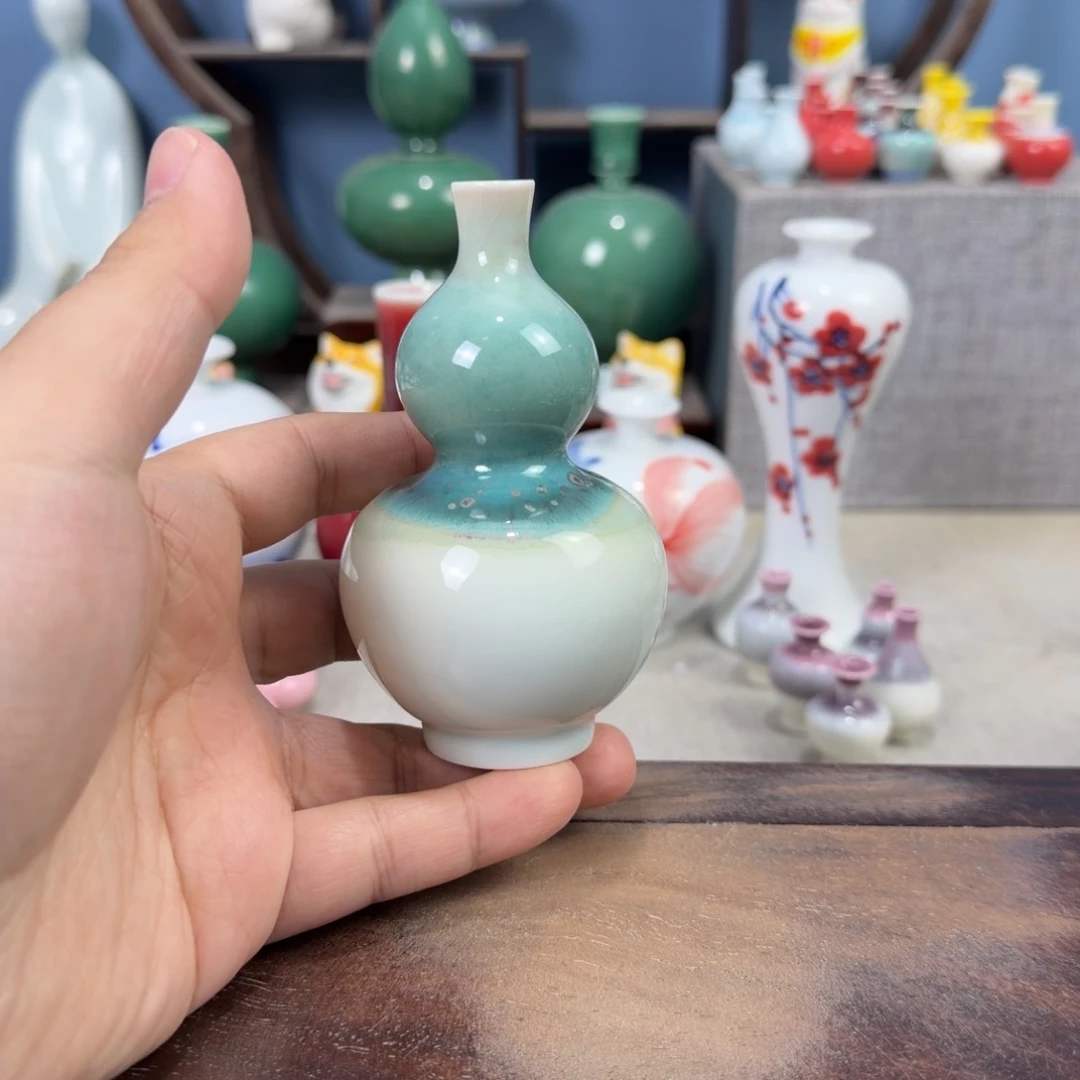 陶瓷手工小花器摆件