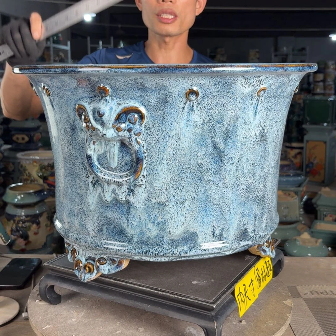 一风堂石湾花盆 内41*26
