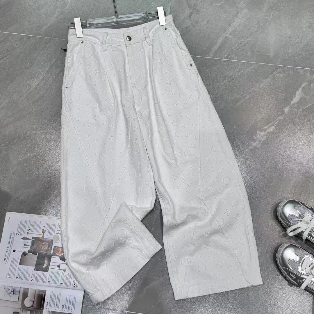 Z.X 复古提花牛仔九分萝卜裤  51779（A1）