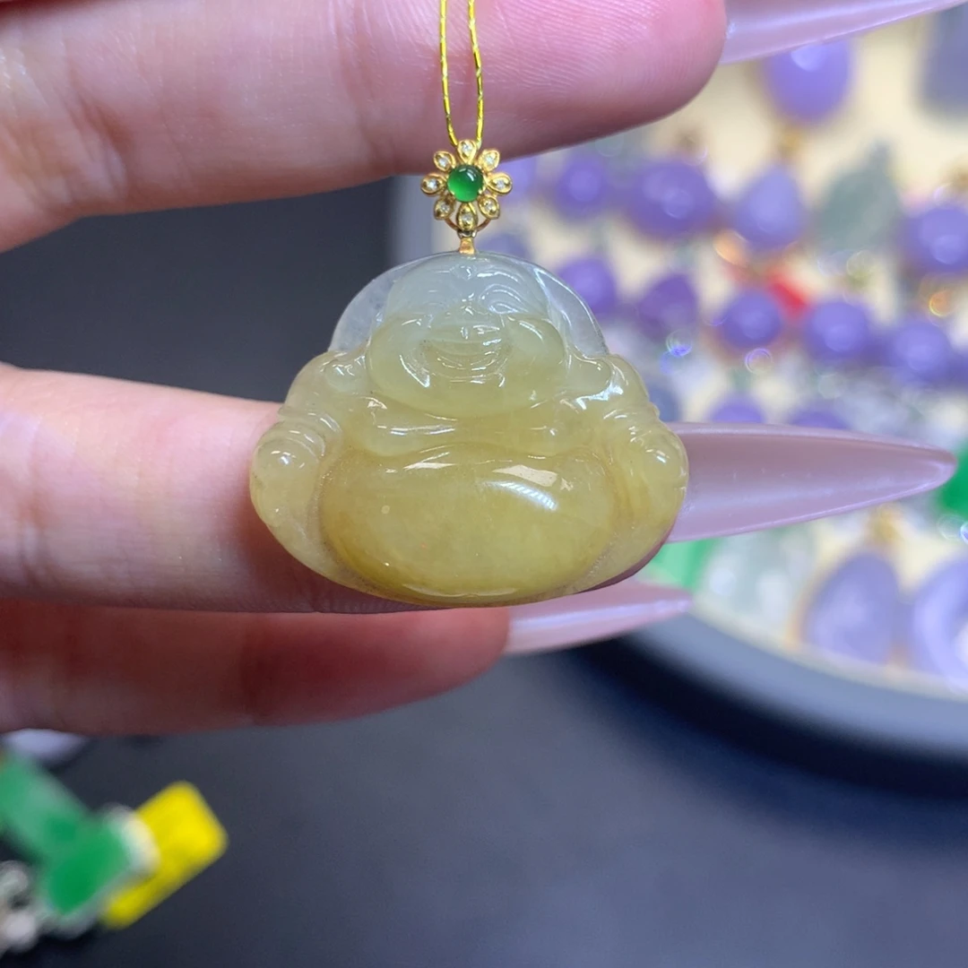 翡翠银S925镶嵌颈饰