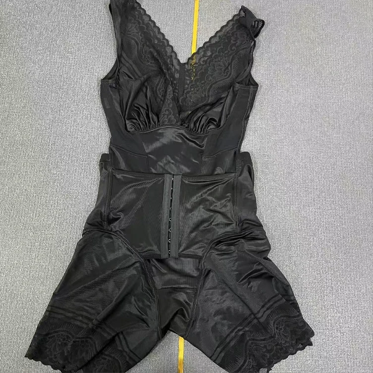 排扣加强版塑身连体内衣女收腹提臀束腰收小肚子塑形美体连体衣