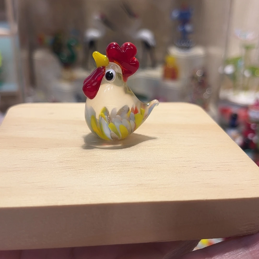 手工艺品琉璃咕咕鸡