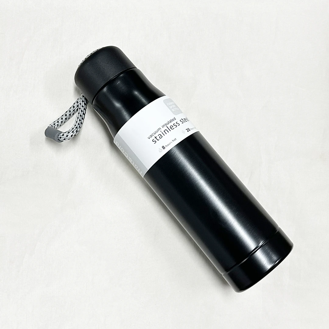 ！304不锈钢便携式可手提500ml保温杯D44