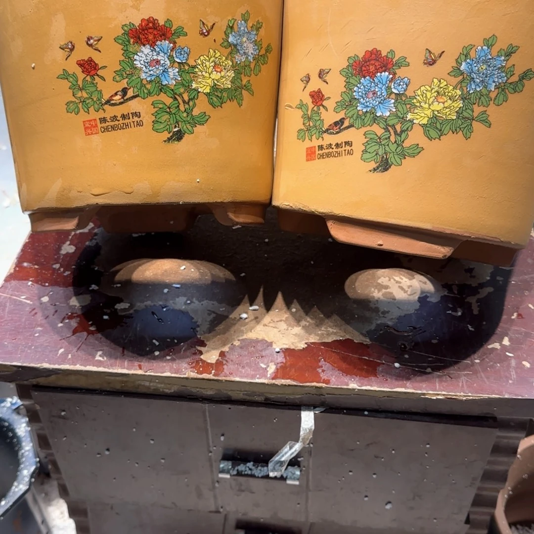 紫砂花盆口径17.13口径