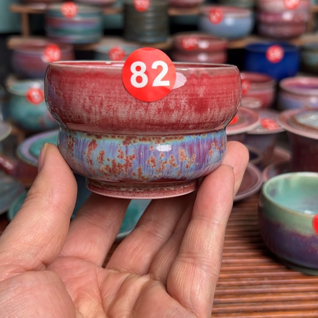 手工制作钧窑茶器