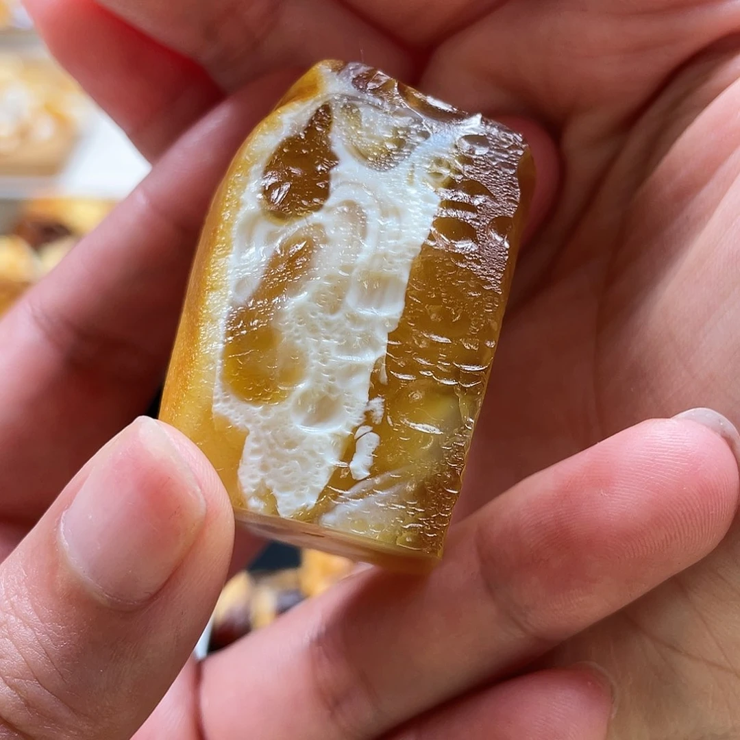䉙***䋱定制琥珀天然蜜蜡原石定制