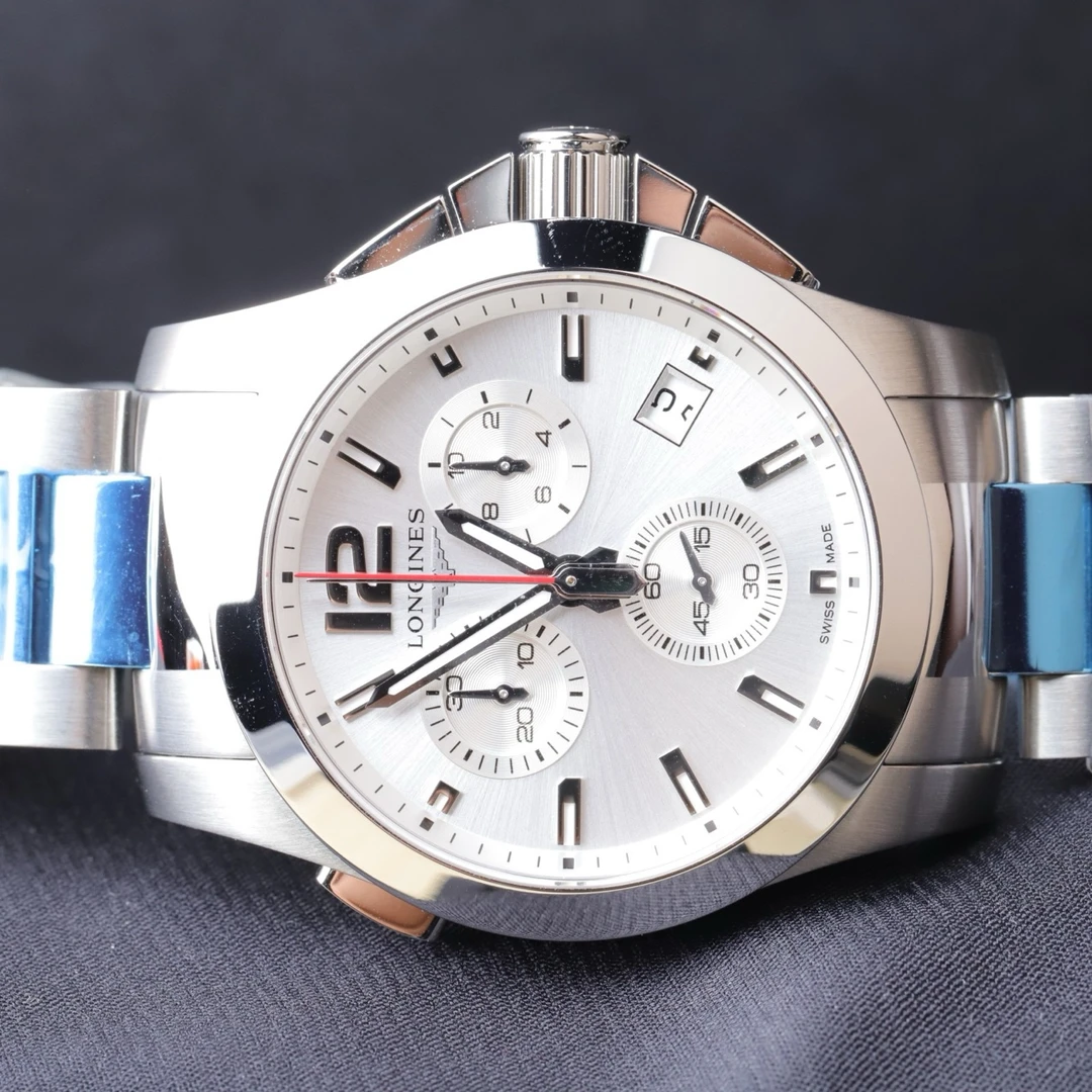 未使用 Longines/浪琴 运动系列/ L3.702.4.76.6/精钢/表径41毫米