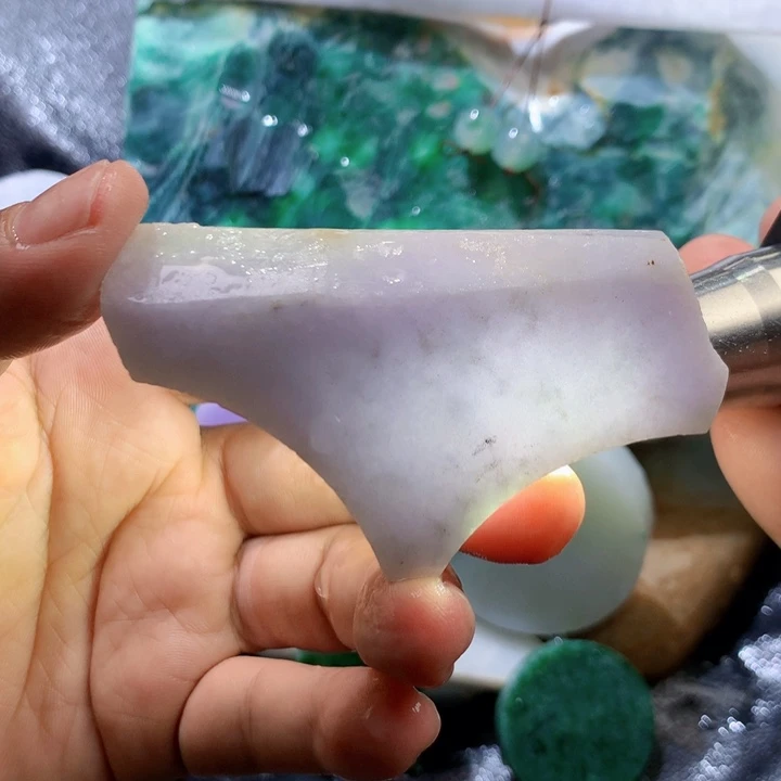 翡翠未镶嵌颈饰缅甸天然翡翠牌子珠子平安扣片料