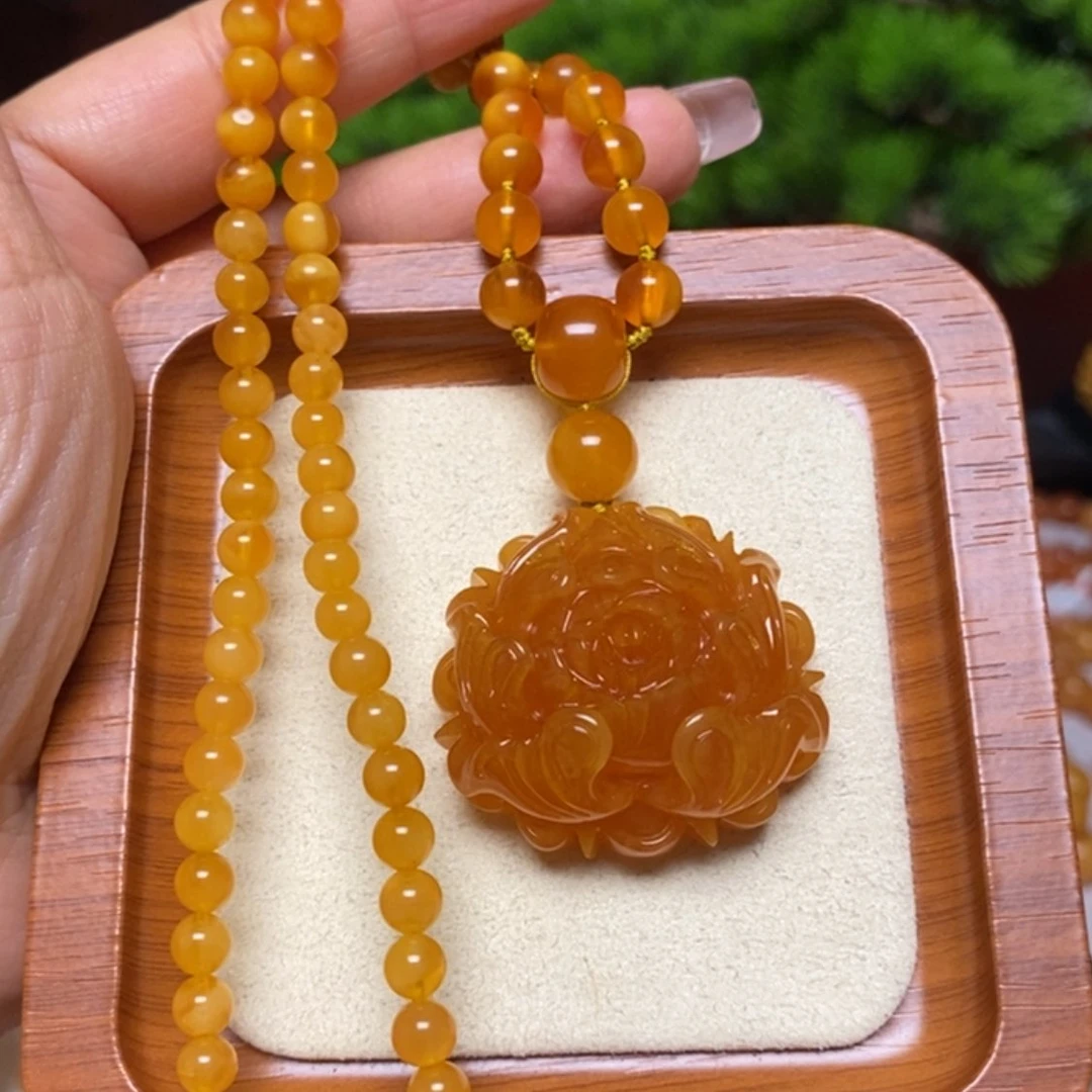 【闪购商品】蜜蜡颈饰未镶嵌项链