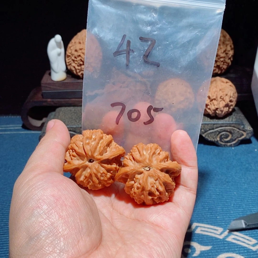 文玩核桃把件马*牧全品无修705