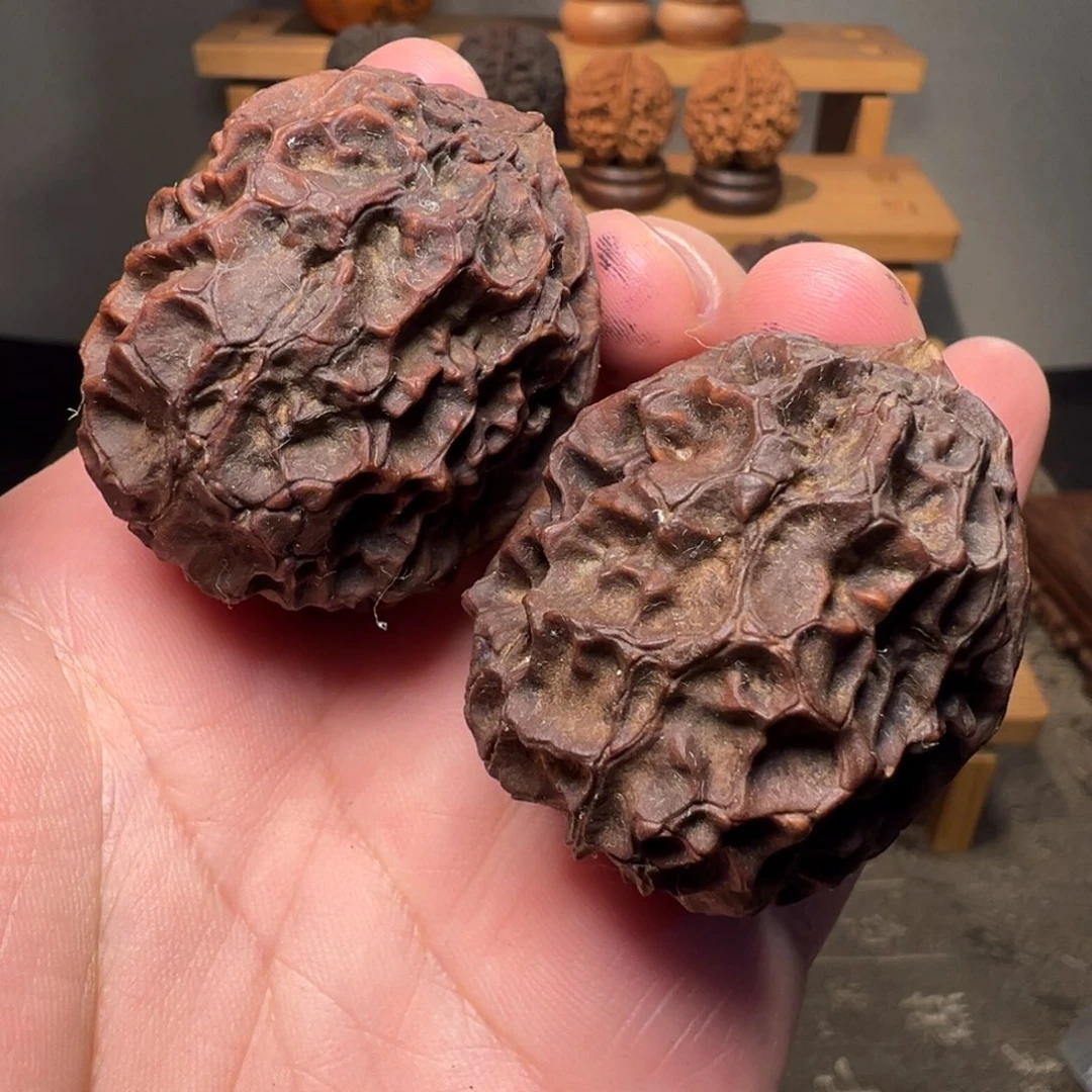 吊坠文玩核桃凤凰牡丹44mm