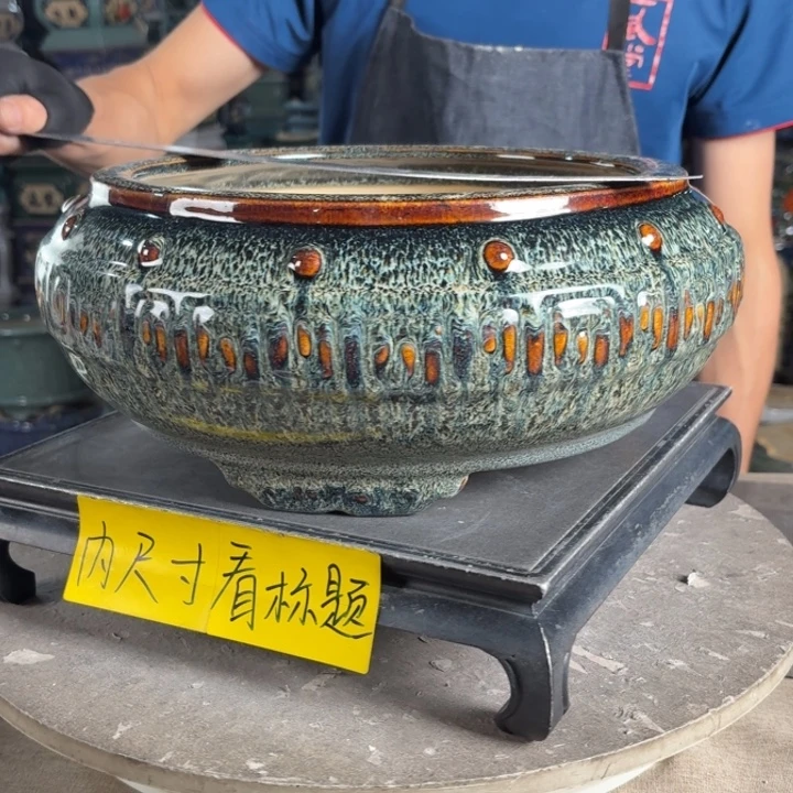 一风堂石湾花盆 内25*10