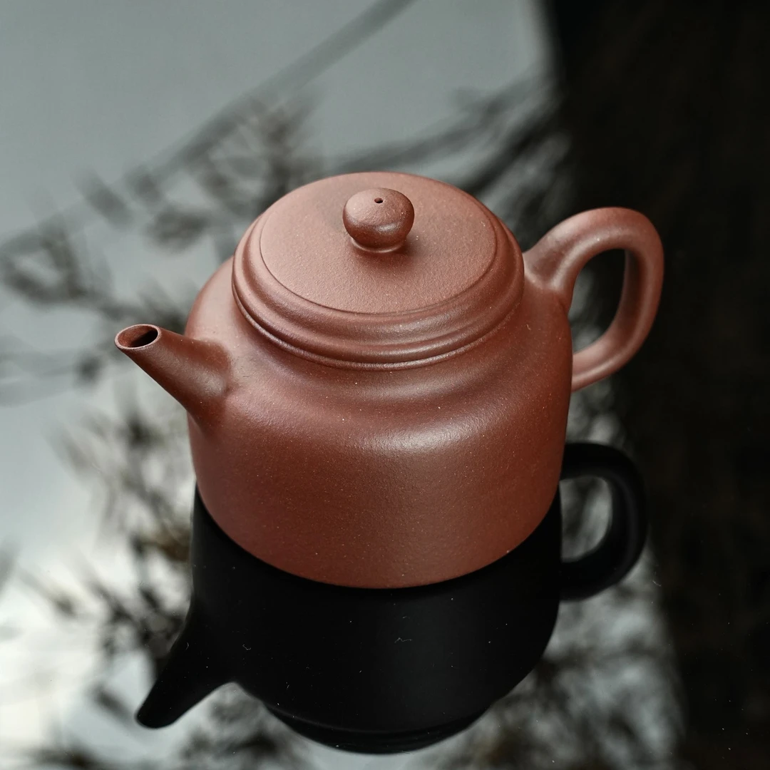 剑流德钟 底槽青 约220cc 手制紫砂壶高档茶器