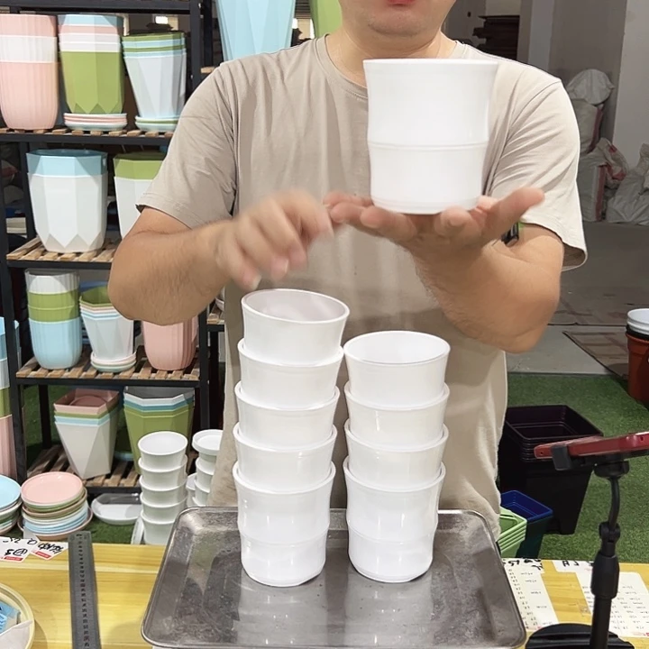 竹节口10高10白色10个无托
