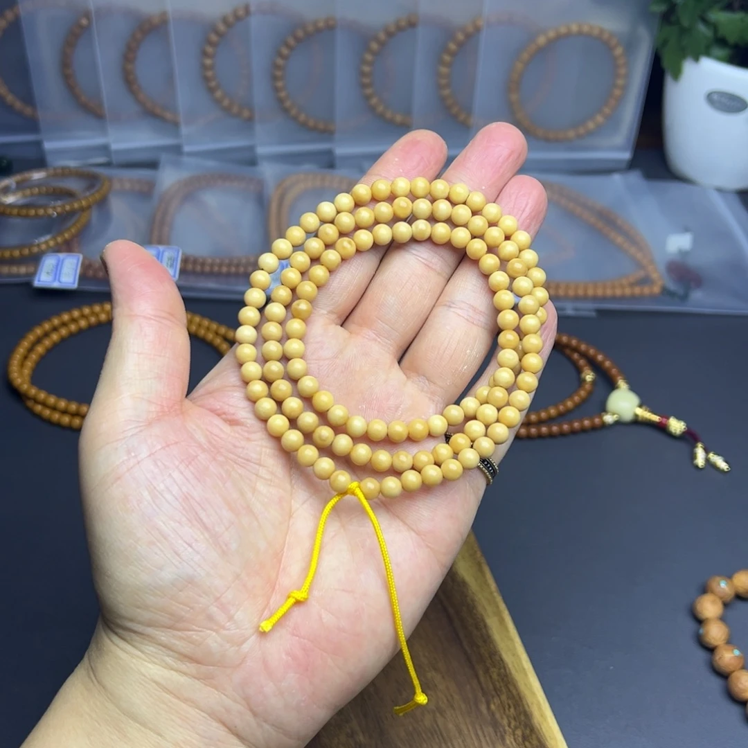 龙脊菩提手串7mm糖心料