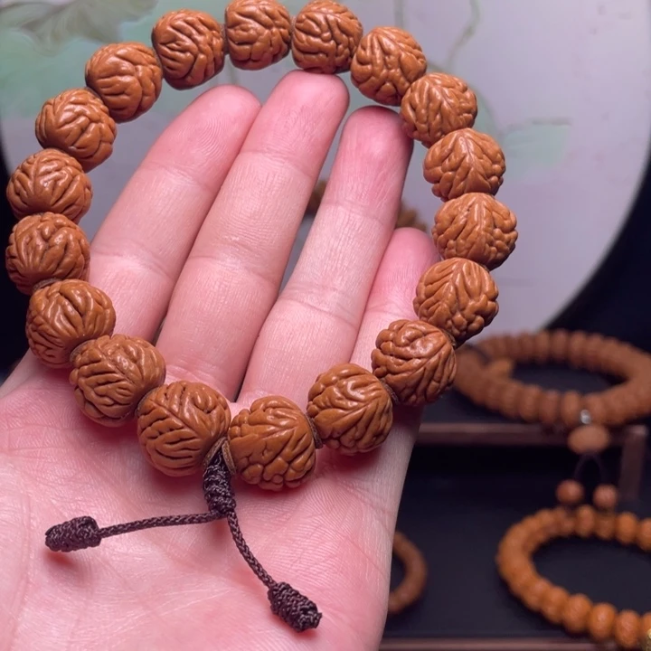 桃核手串15豹子头手串