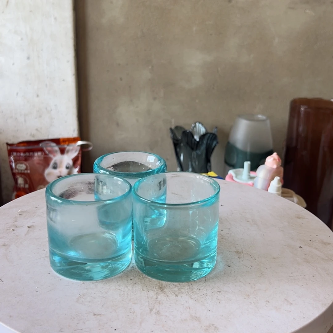 琉璃花器微瑕高度8