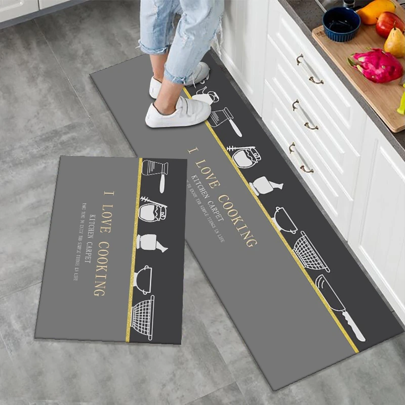 A280【40*60cm.40*120cm】厨具厨房套硅藻泥吸水防滑地垫