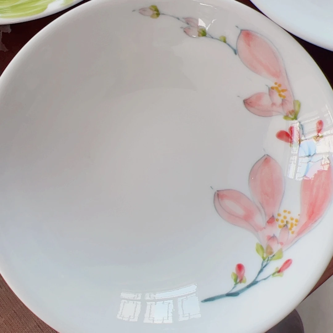 瓷片景德镇陶瓷手工手绘制作