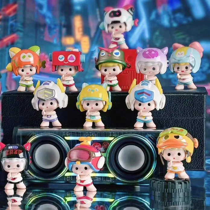 【直播拆盒】正版左左-zozo盖世萌系列盲盒萌粒摆件