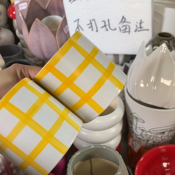 口8高8微瑕花盆花盆