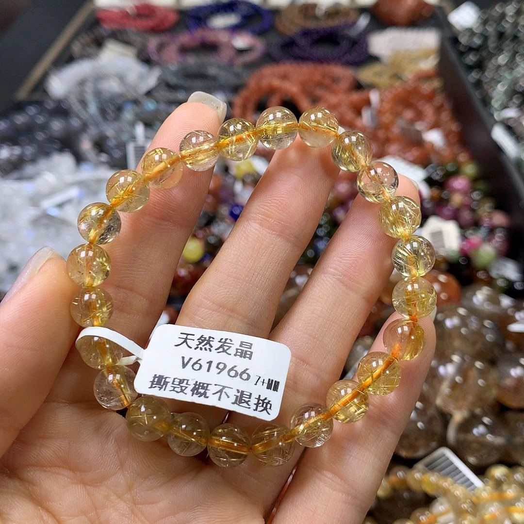 水晶手链未镶嵌，