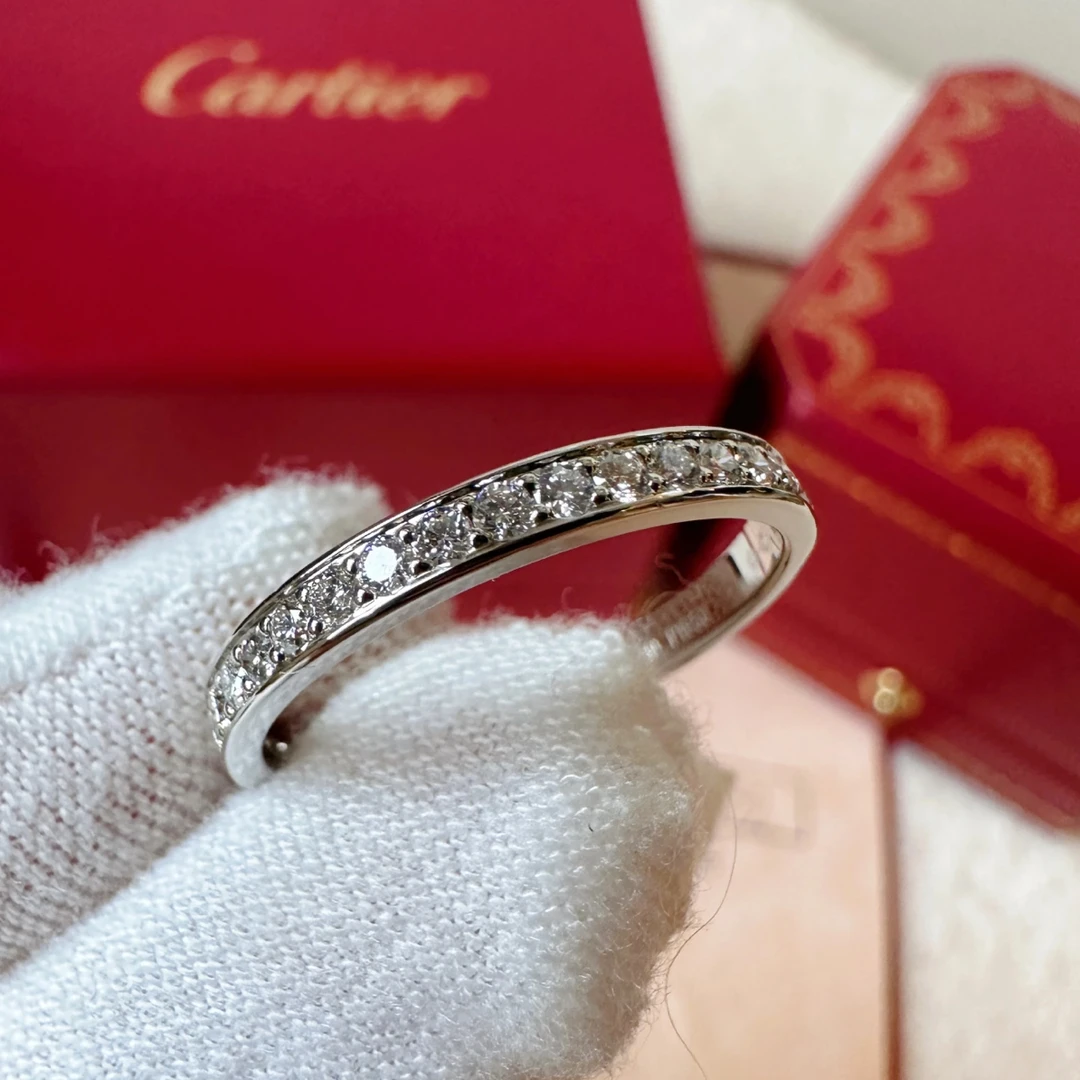 99新 Cartier/卡地亚 卡地亚/戒指/指环/9342 49码